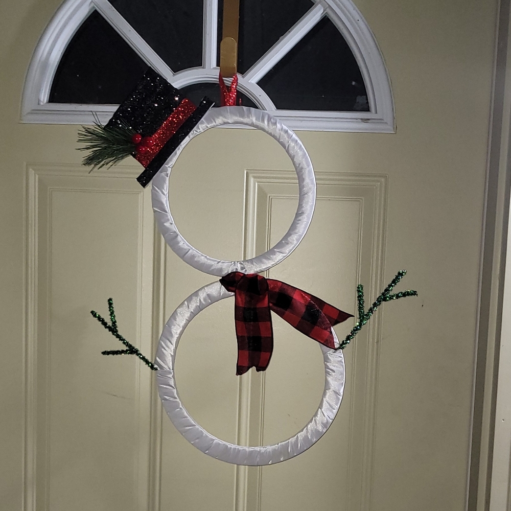 Snowman Wreath